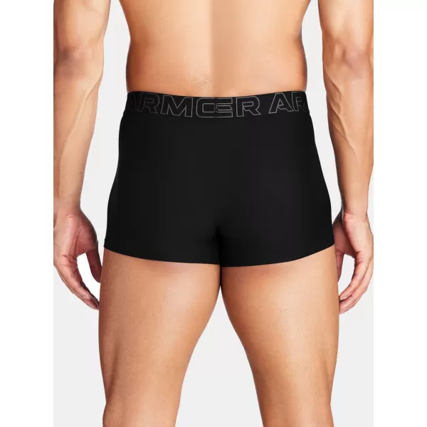 Pánské boxerky UNDER ARMOUR M PERF TECH 3IN (1KS) 1383877-001 ČERNÁ 