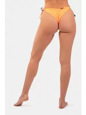 NEBBIA Oranžové Neon Bikini plavky – spodní díl na zavazování 453 ORANGE