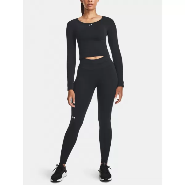  Dámské triko UNDER ARMOUR TRAIN SEAMLESS LS 1379150-001 ČERNÁ 