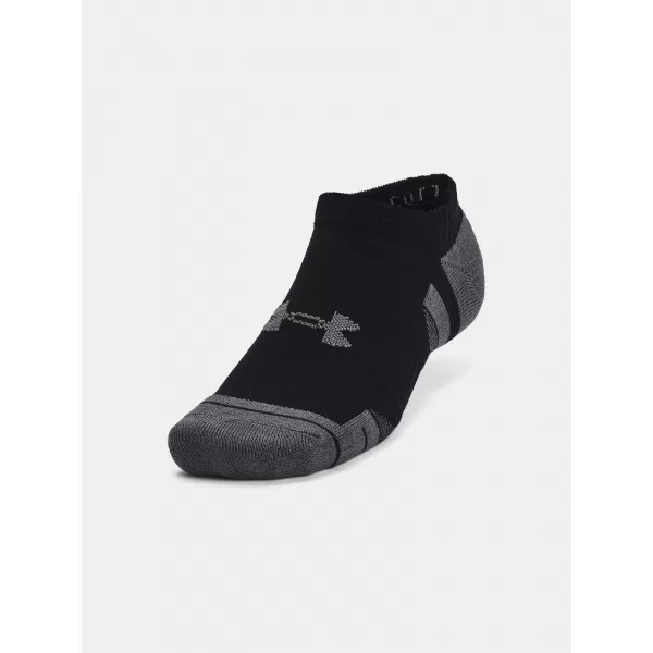  Ponožky UNDER ARMOUR PERFORMANCE COTTON NS (3 PÁRY) 1379526-001 ČERNÁ 