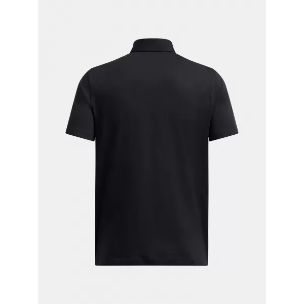  Pánské triko UNDER ARMOUR ICON POLO 1386608-001 ČERNÁ 