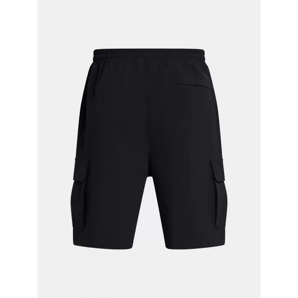  Pánské kraťasy UNDER ARMOUR VIBE WOVEN CARGO SHORT 1386560-001 ČERNÁ 