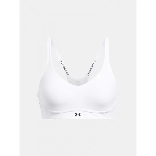  Dámská podprsenka UNDER ARMOUR INFINITY LOW 2.0 BRA 1384126-100 BÍLÁ 