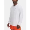 Pánské triko UNDER ARMOUR M WORKWEAR LOGO LS 1390167-100 BÍLÁ