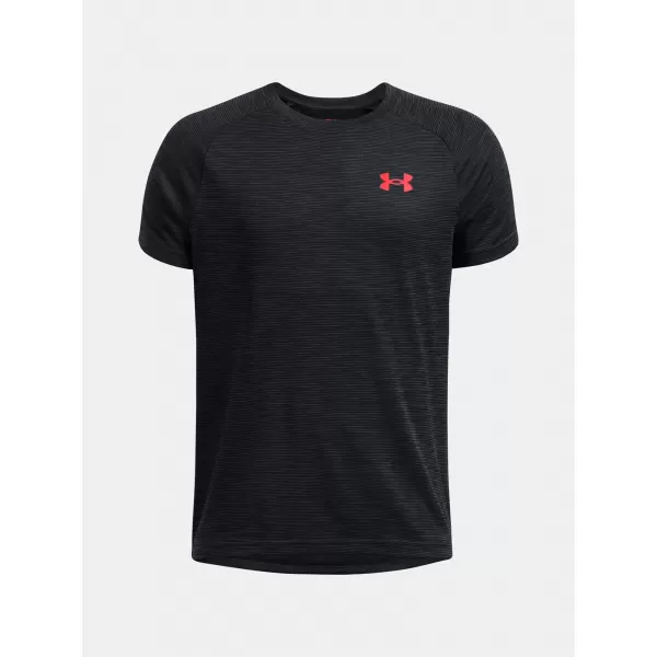  Chlapecké triko UNDER ARMOUR TECH TEXTURED SS 1382790-003 ČERNÁ 