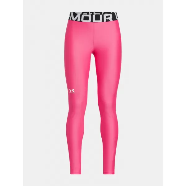  Dívčí legíny UNDER ARMOUR HG LEGGING 1390069-672 RŮŽOVÁ 