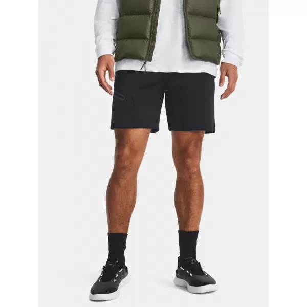  Pánské kraťasy UNDER ARMOUR UNSTOPPABLE FLC SHORTS 1379809-001 ČERNÁ 