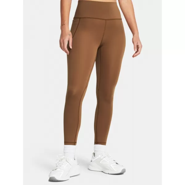  Dámské legíny UNDER ARMOUR MERIDIAN ANKLE LEG 1382525-253 HNĚDÁ 