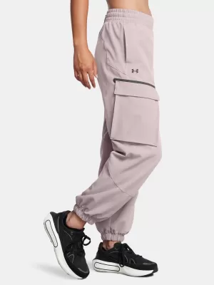 Dámské sportovní kalhoty UNDER ARMOUR UNSTOPPABLE CARGO PANT 1386481-015 ŠEDÁ