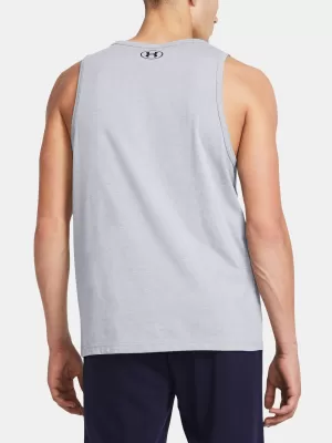 Pánské tílko UNDER ARMOUR SPORTSTYLE LOGO TANK 1382883-035 ŠEDÁ