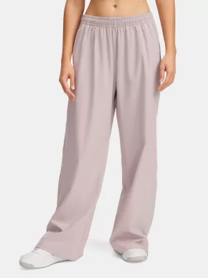Dámské sportovní kalhoty UNDER ARMOUR RIVAL WIDE LEG PANT 1386453-009 ŠEDÁ