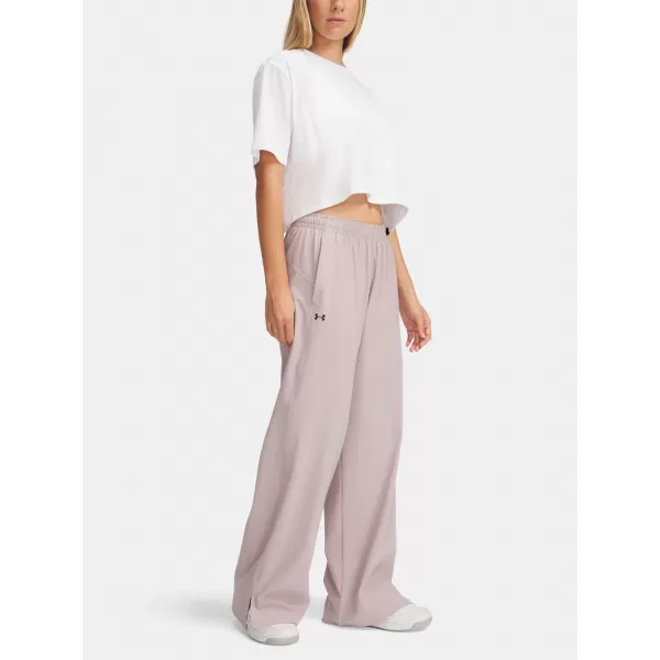  Dámské sportovní kalhoty UNDER ARMOUR RIVAL WIDE LEG PANT 1386453-009 ŠEDÁ 