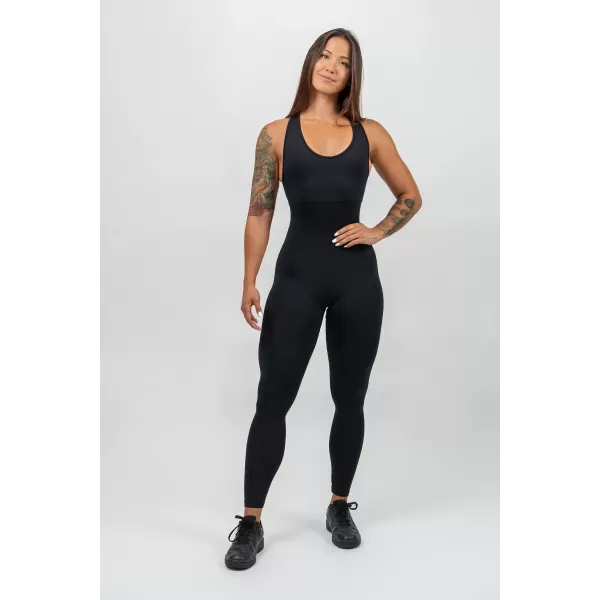  NEBBIA Sportovní overal GYM RAT 201 BLACK 