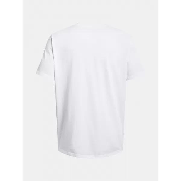  Pánské triko UNDER ARMOUR HW ARMOUR LABEL SS 1382831-100 BÍLÁ 