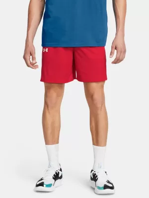 Pánské kraťasy UNDER ARMOUR BASELINE SHORT 1383389-600 ČERVENÁ