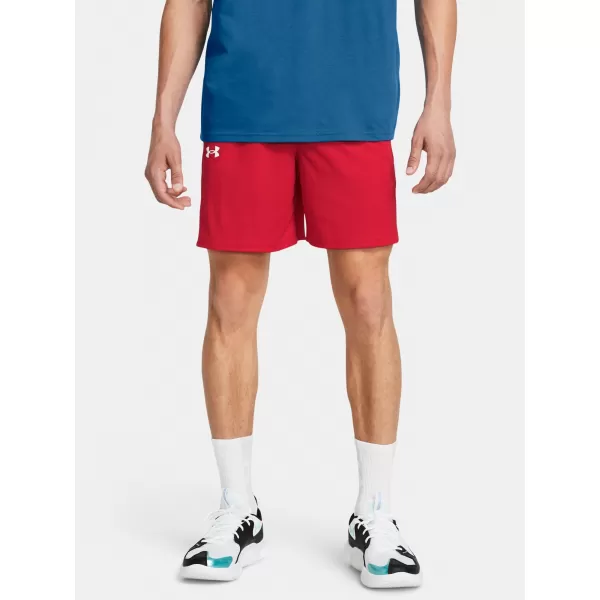  Pánské kraťasy UNDER ARMOUR BASELINE SHORT 1383389-600 ČERVENÁ 