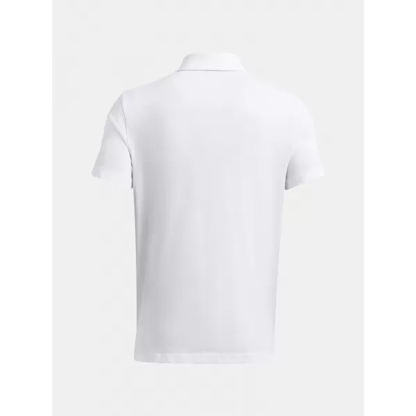  Pánské triko UNDER ARMOUR ICON POLO 1386608-100 BÍLÁ 