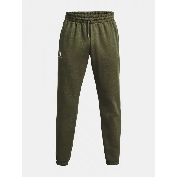  Pánské tepláky UNDER ARMOUR ESSENTIAL FLEECE JOGGER 1373882-391 ZELENÁ 