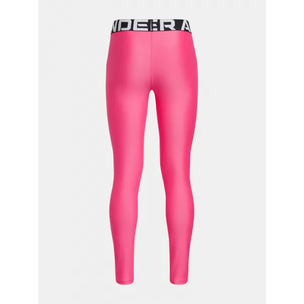  Dívčí legíny UNDER ARMOUR HG LEGGING 1390069-672 RŮŽOVÁ 