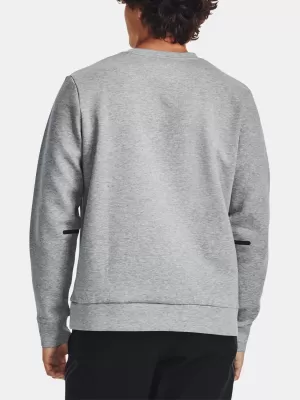 Pánská mikina UNDER ARMOUR UNSTOPPABLE FLC CREW 1381688-011 ŠEDÁ