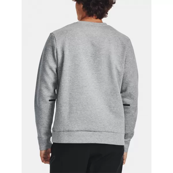  Pánská mikina UNDER ARMOUR UNSTOPPABLE FLC CREW 1381688-011 ŠEDÁ 