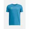 Chlapecké triko UNDER ARMOUR B LOGO WORDMARK SS 1389963-452 MODRÁ