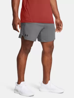 Pánské kraťasy UNDER ARMOUR VANISH WOVEN 6IN SHORTS 1373718-027 ŠEDÁ