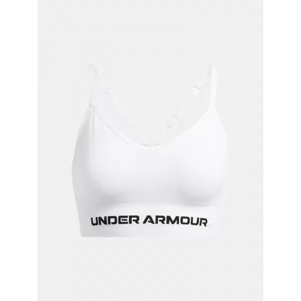  Dámská podprsenka UNDER ARMOUR VANISH SEAMLESS LOW BRA 1384417-100 BÍLÁ 