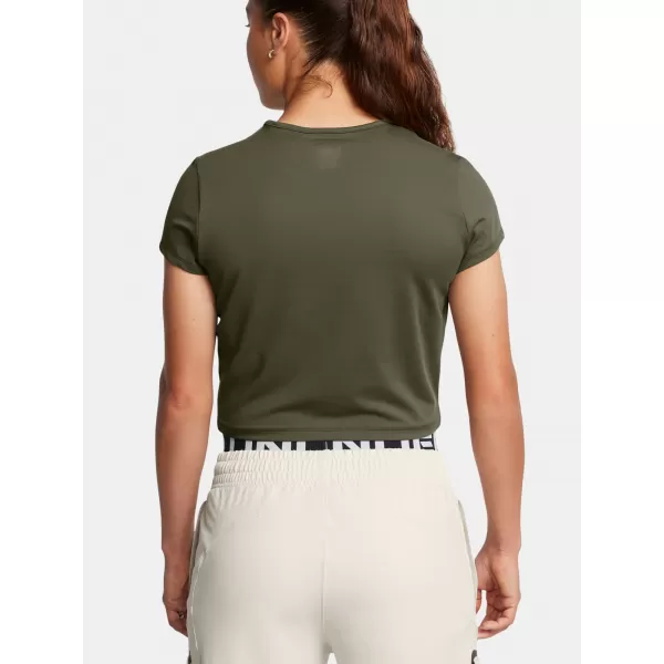  Dámské triko UNDER ARMOUR MERIDIAN BABY TEE 1387729-390 ZELENÁ 