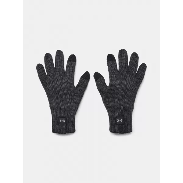  Pánské rukavice UNDER ARMOUR HALFTIME WOOL GLOVE 1378755-001 ČERNÁ 