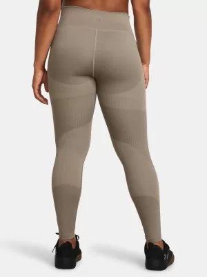 Dámské legíny UNDER ARMOUR VANISH ELITE SEAMLESS ANKLEG 1383550-200 HNĚDÁ