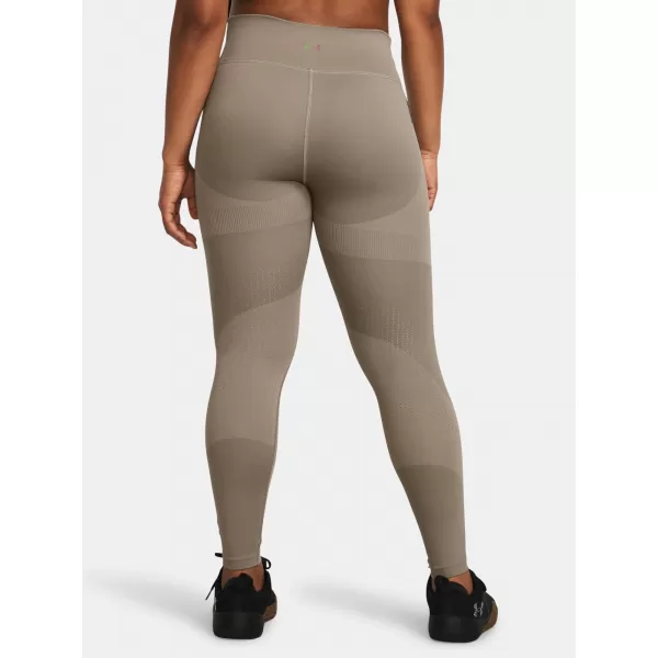  Dámské legíny UNDER ARMOUR VANISH ELITE SEAMLESS ANKLEG 1383550-200 HNĚDÁ 