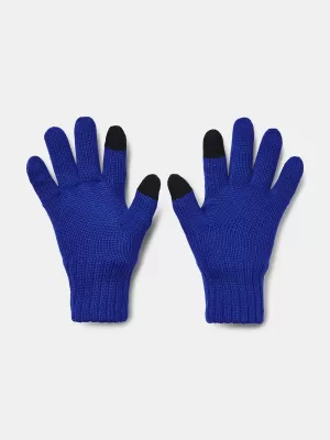 Pánské rukavice UNDER ARMOUR HALFTIME WOOL GLOVE 1378755-400 MODRÁ