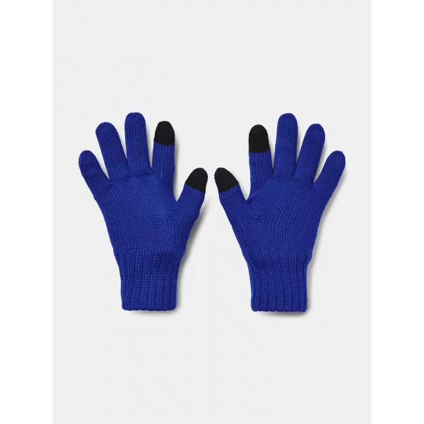  Pánské rukavice UNDER ARMOUR HALFTIME WOOL GLOVE 1378755-400 MODRÁ 