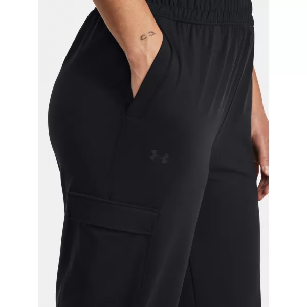  Dámské tepláky UNDER ARMOUR MERIDIAN CARGO JOGGER 1382524-001 ČERNÁ 