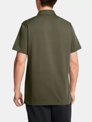Pánské triko UNDER ARMOUR ICON POLO 1386608-390 ZELENÁ