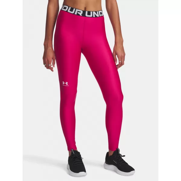  Dámské legíny UNDER ARMOUR HG LEGGING 1383559-681 RŮŽOVÁ 