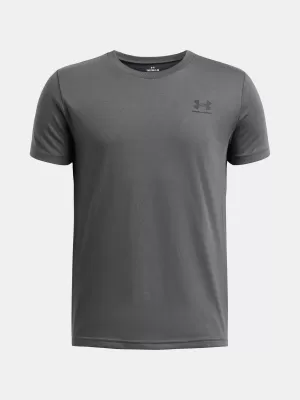 Chlapecké triko UNDER ARMOUR B SPORTSTYLE LC SS 1389962-012 ŠEDÁ