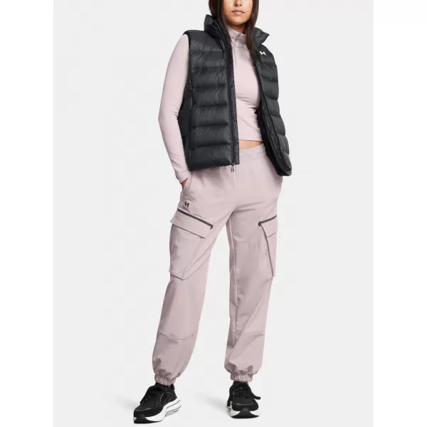  Dámské sportovní kalhoty UNDER ARMOUR UNSTOPPABLE CARGO PANT 1386481-015 ŠEDÁ 