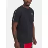 Pánské triko UNDER ARMOUR ICON HWT TEE TAPING 1390300-001 ČERNÁ