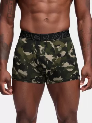 Pánské boxerky UNDER ARMOUR M PERF COTTON NOV 3IN 1383892-391 ZELENÁ