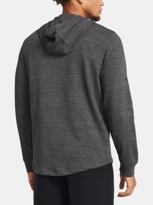 Pánská mikina UNDER ARMOUR RIVAL TERRY GRAPHIC HOOD 1386047-025 ŠEDÁ