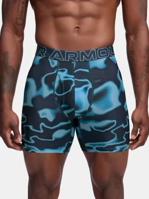 Pánské boxerky UNDER ARMOUR M PERF TECH MESH NOV 6IN (3KS) 1383885-494 MODRÁ
