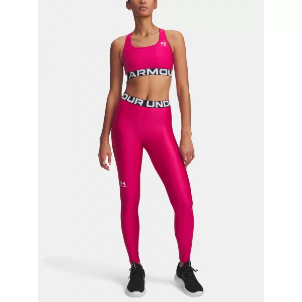  Dámské legíny UNDER ARMOUR HG LEGGING 1383559-681 RŮŽOVÁ 