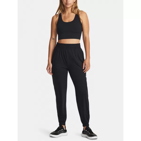  Dámské tepláky UNDER ARMOUR MERIDIAN CARGO JOGGER 1382524-001 ČERNÁ 