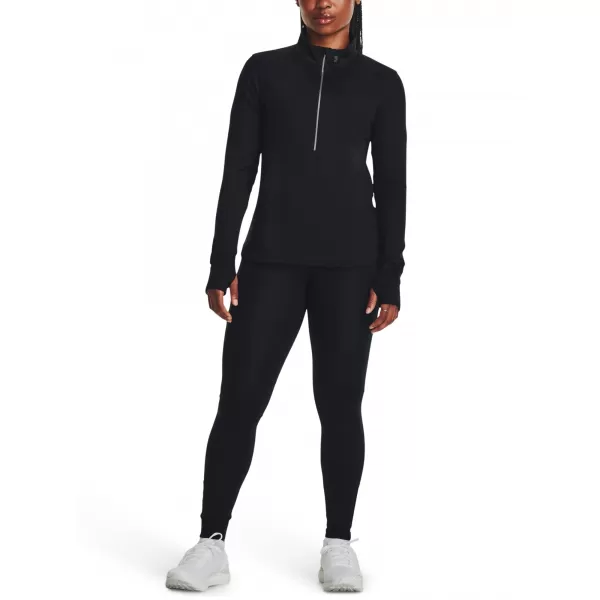  Dámské triko UNDER ARMOUR QUALIFIER RUN 1/2 ZIP 1379349-001 ČERNÁ 