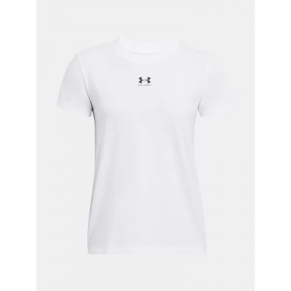  Dámské triko UNDER ARMOUR CAMPUS CORE SS 1383648-100 BÍLÁ 