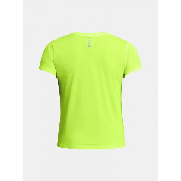  Dámské triko UNDER ARMOUR LAUNCH SHORTSLEEVE 1382434-731 ZELENÁ 