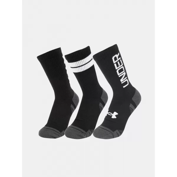  Ponožky UNDER ARMOUR PERF TECH NOV CREW (3 PÁRY) 1379515-002 ČERNÁ 