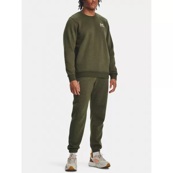  Pánské tepláky UNDER ARMOUR ESSENTIAL FLEECE JOGGER 1373882-391 ZELENÁ 